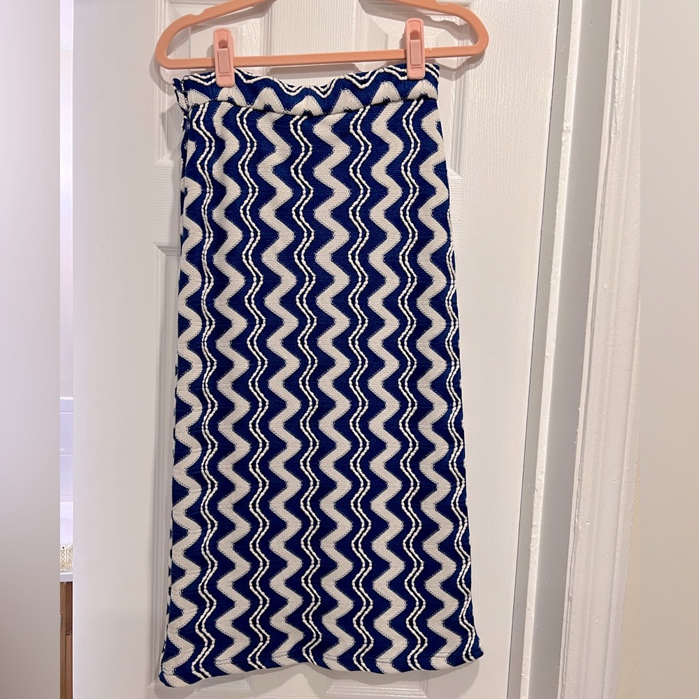 & Other Stories midi knit skirt